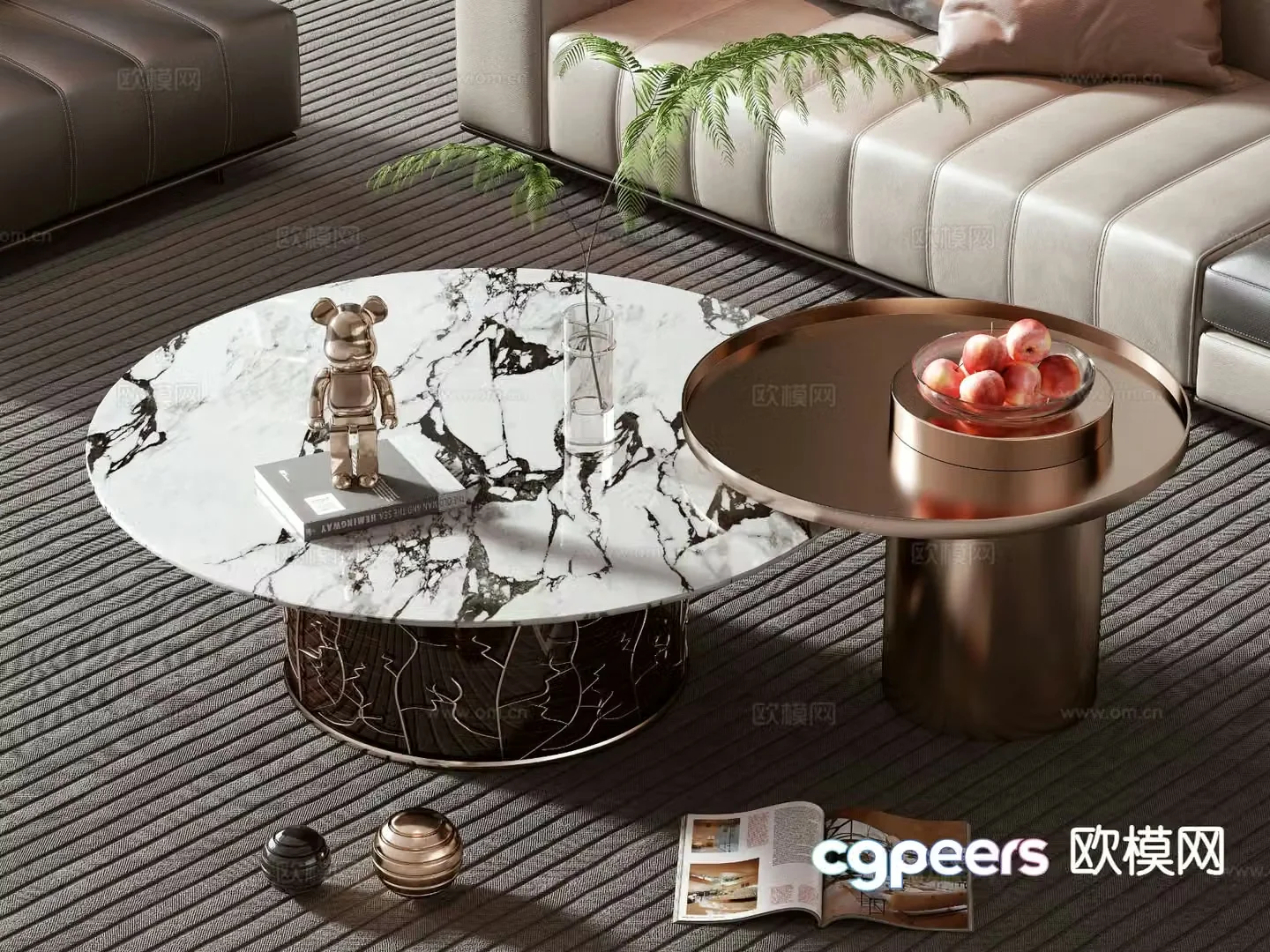 3D model of mother-in-law coffee table