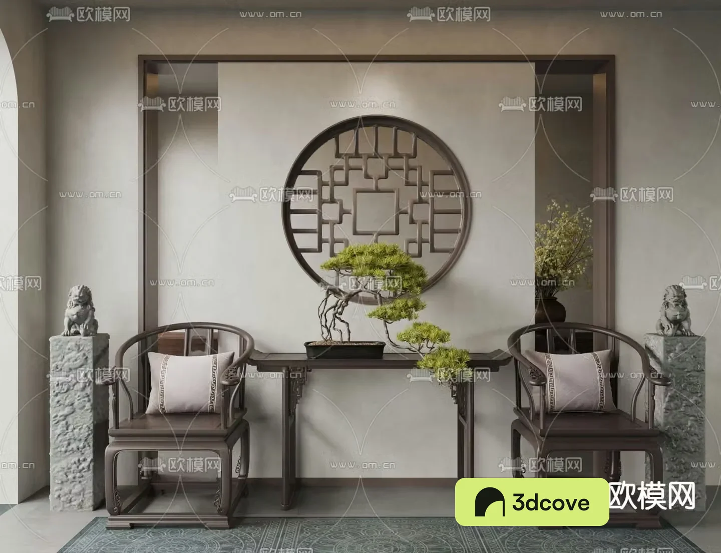 New Chinese style chair armchair