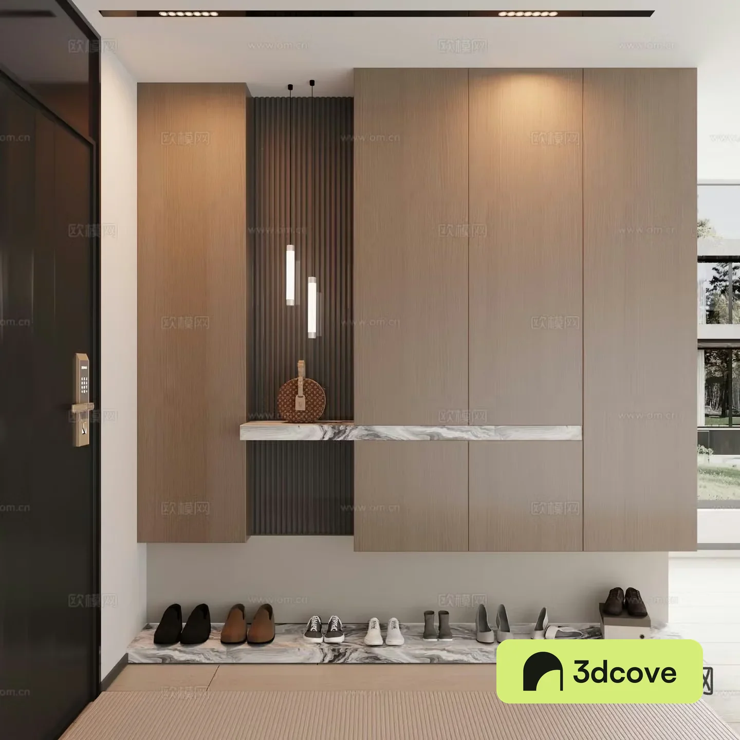 Modern entrance hall