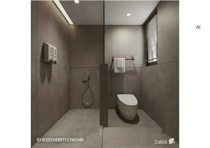 Modern Bathroom 3D Model – 7106 – VRAY Render