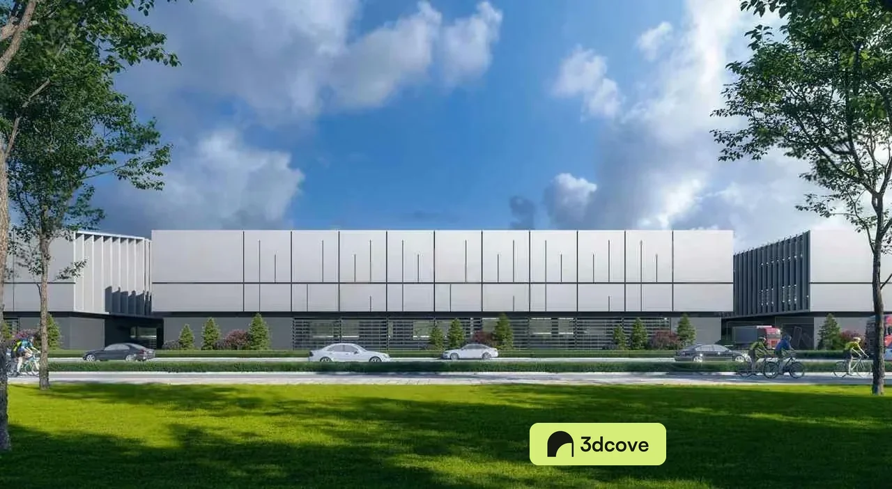 A Large Building With A Modern Design