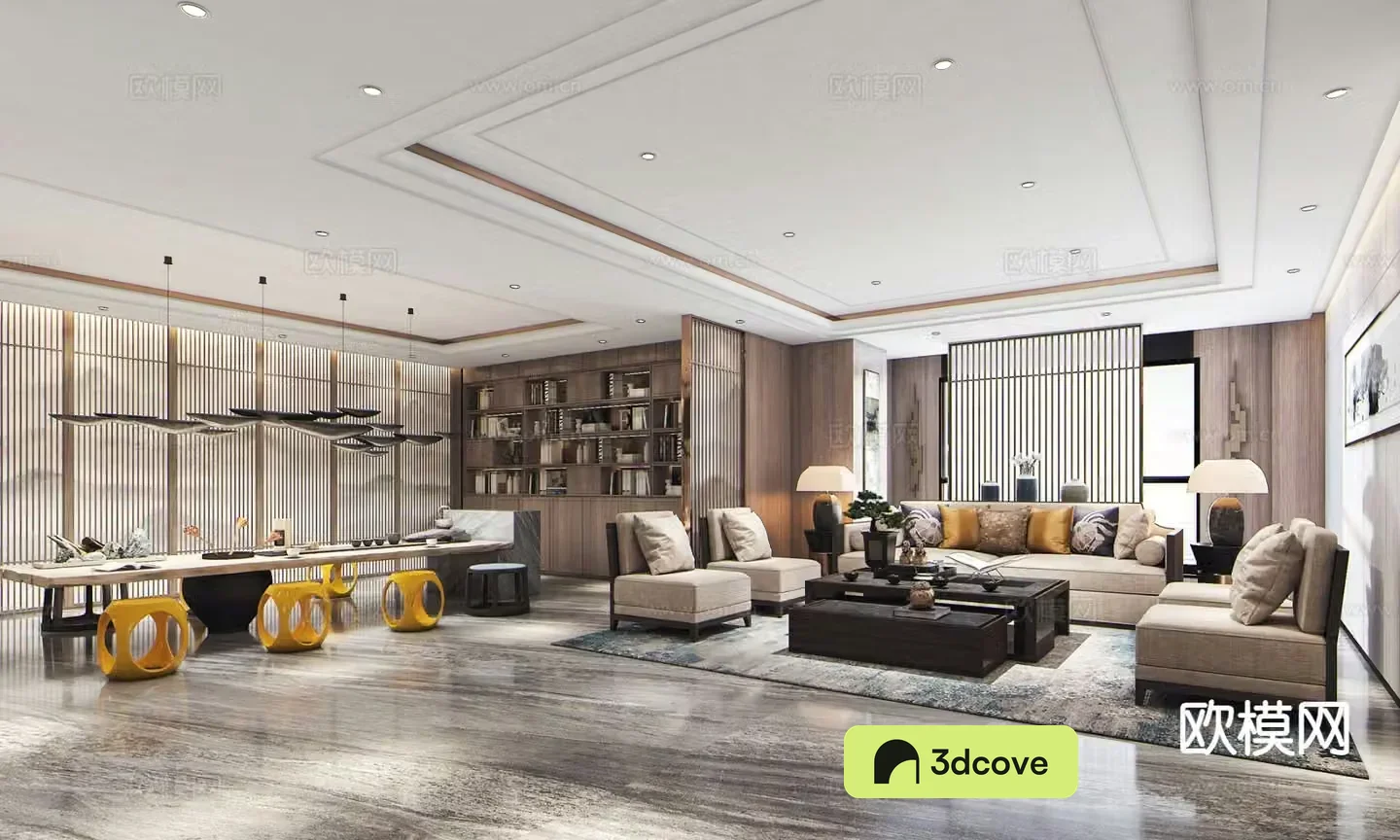 New Chinese style living room tea room