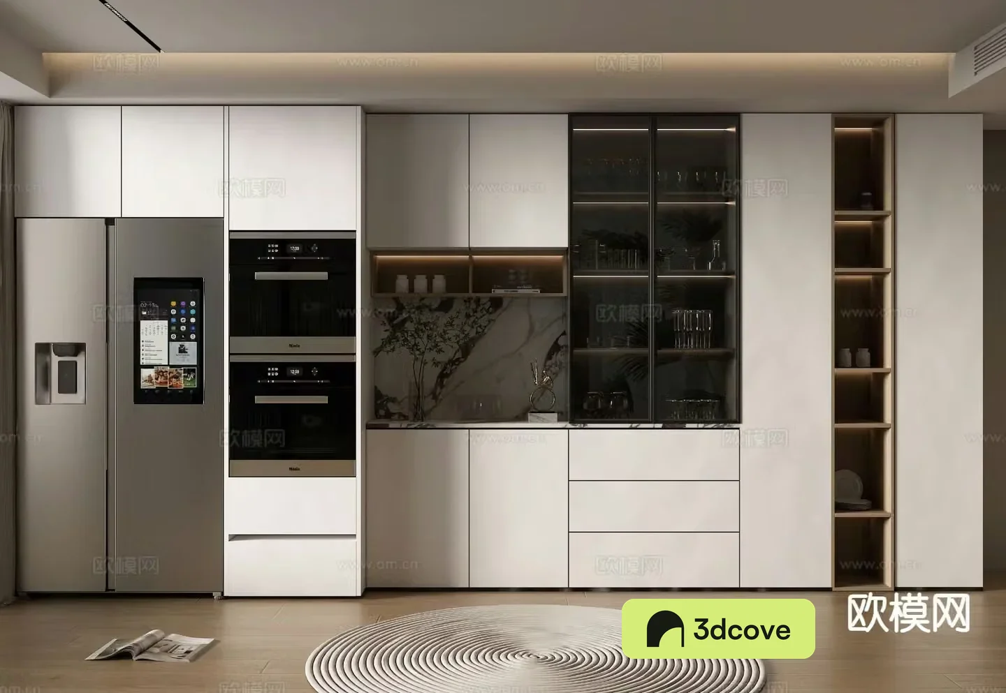 Modern wine cabinet sideboard