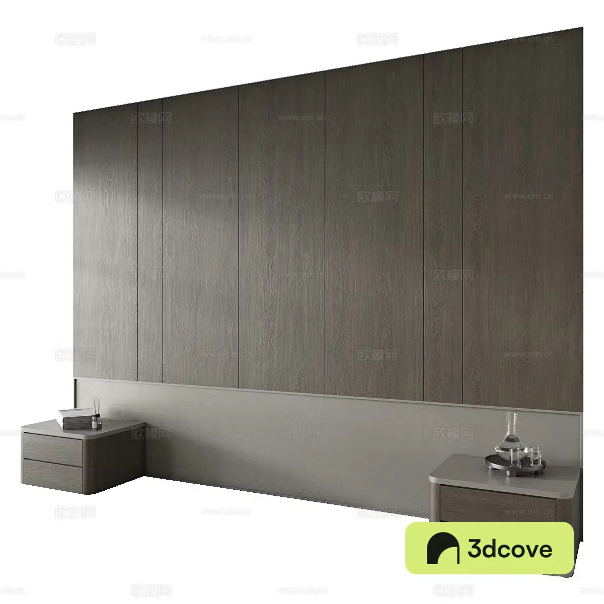 Modern background wall bedside background