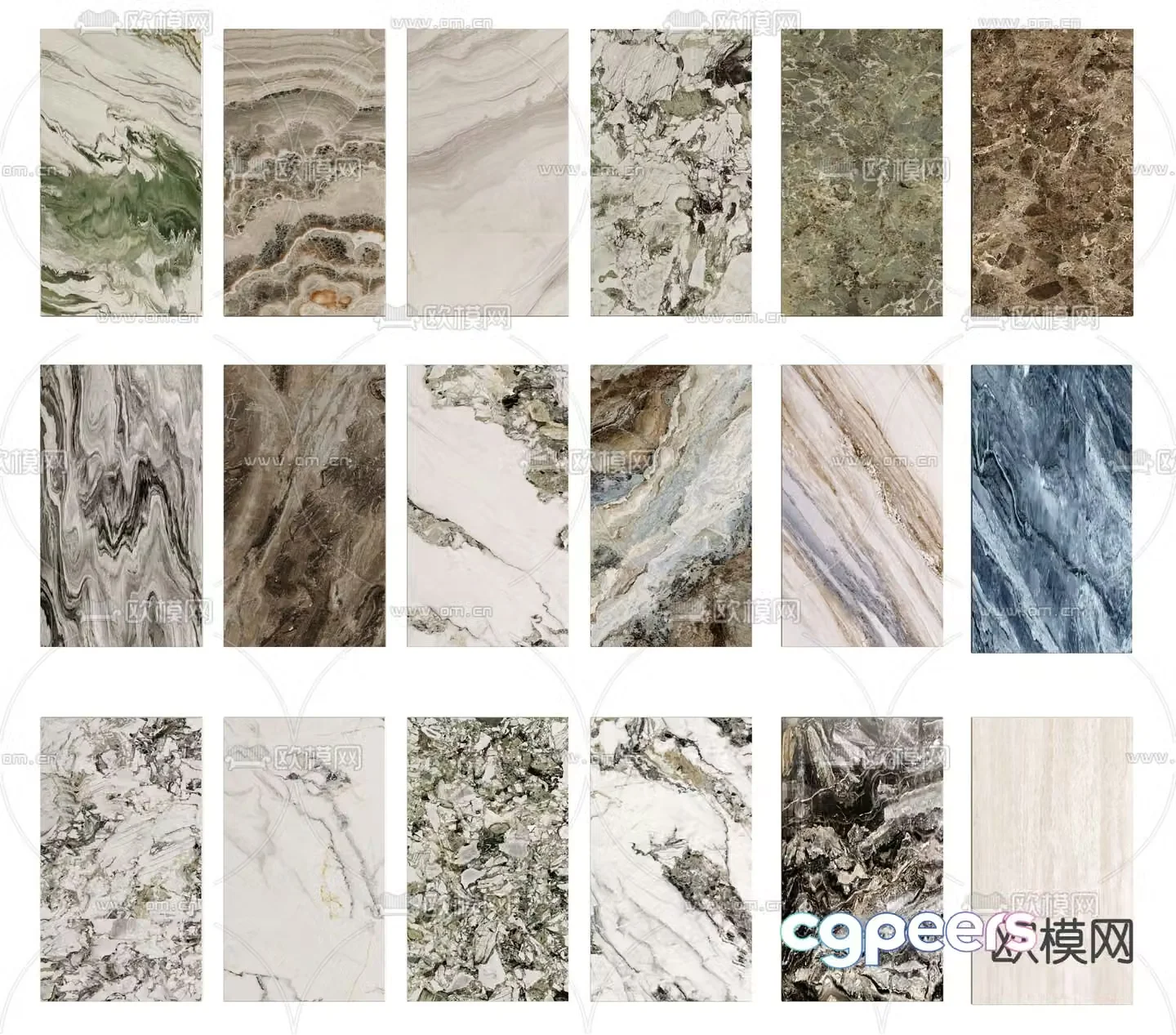 Marble Stone Decoration Stone Slab Ceramic Tile 3D Model