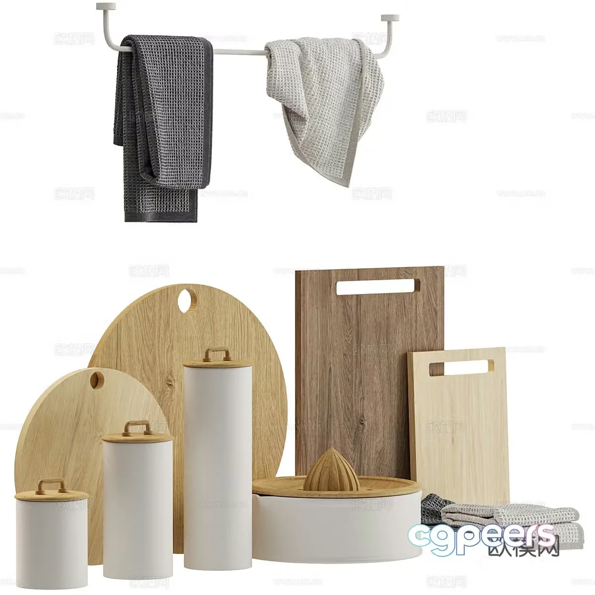 New Chinese kitchen appliances 3D model