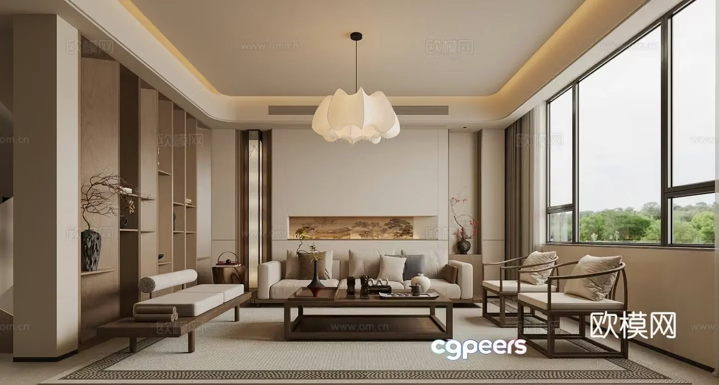 3D model of living room in Song Dynasty