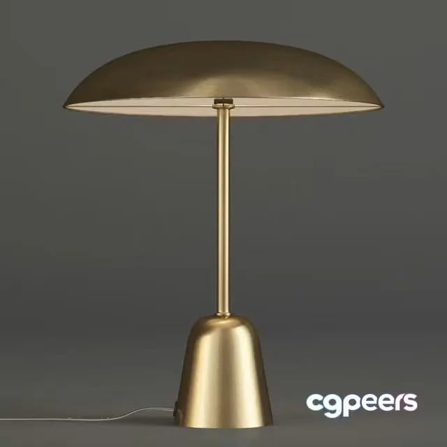 3ds Max Free – John Lewis LED Table Lamp Satin Brass