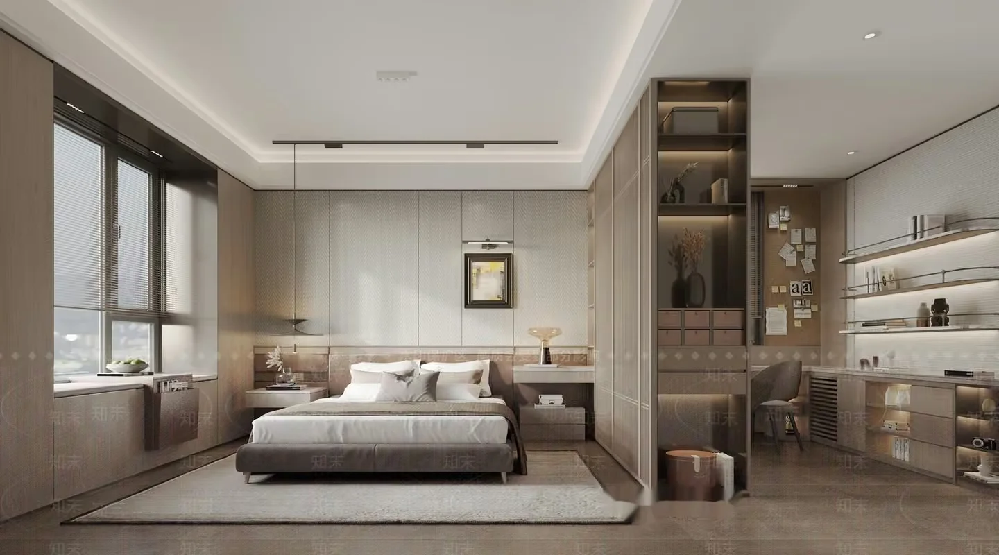 Modern Bedroom 3D Model – 7831 – VRAY Render