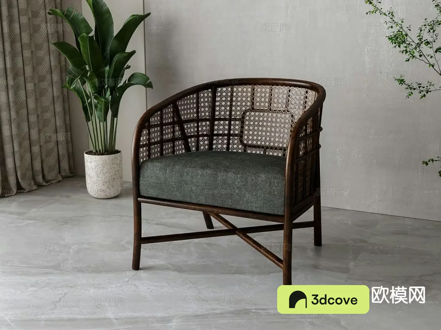 New Chinese style chair leisure chair