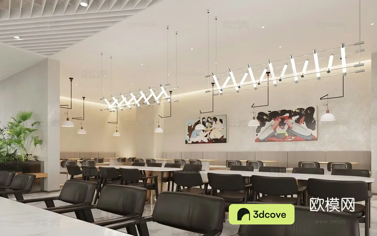 Modern company canteen