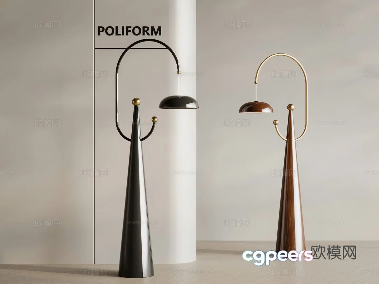 French floor lamp retro floor lamp metal retro floor lamp French retro floor lamp fishing 3d model