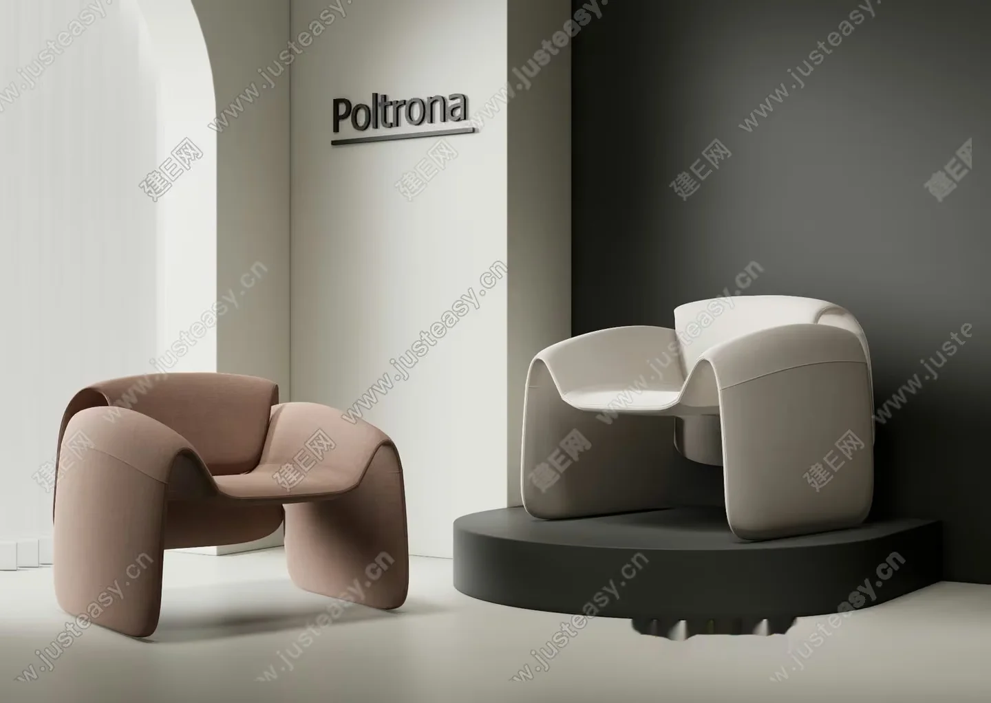 Modern Design Chairs 3D Model – 1901 – VRAY Render