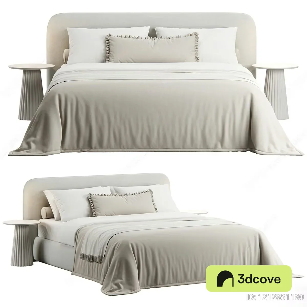 Modern Beige Bed