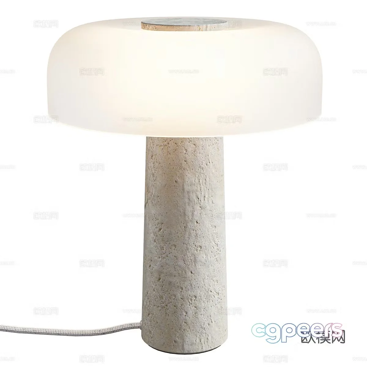 New Chinese Wasabi Carla Table Lamp 3D Model