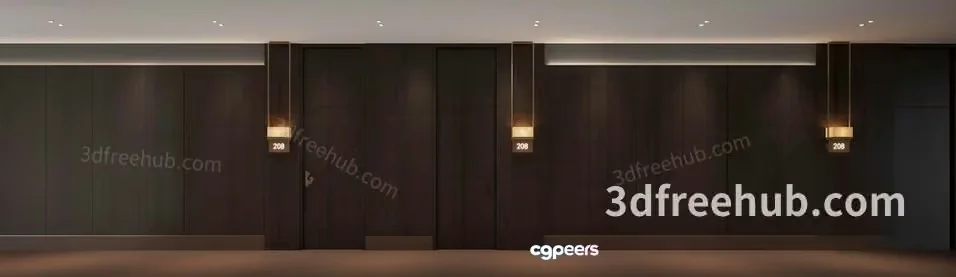 Modern Room Interior 3D Model – 19644 – VRAY Render