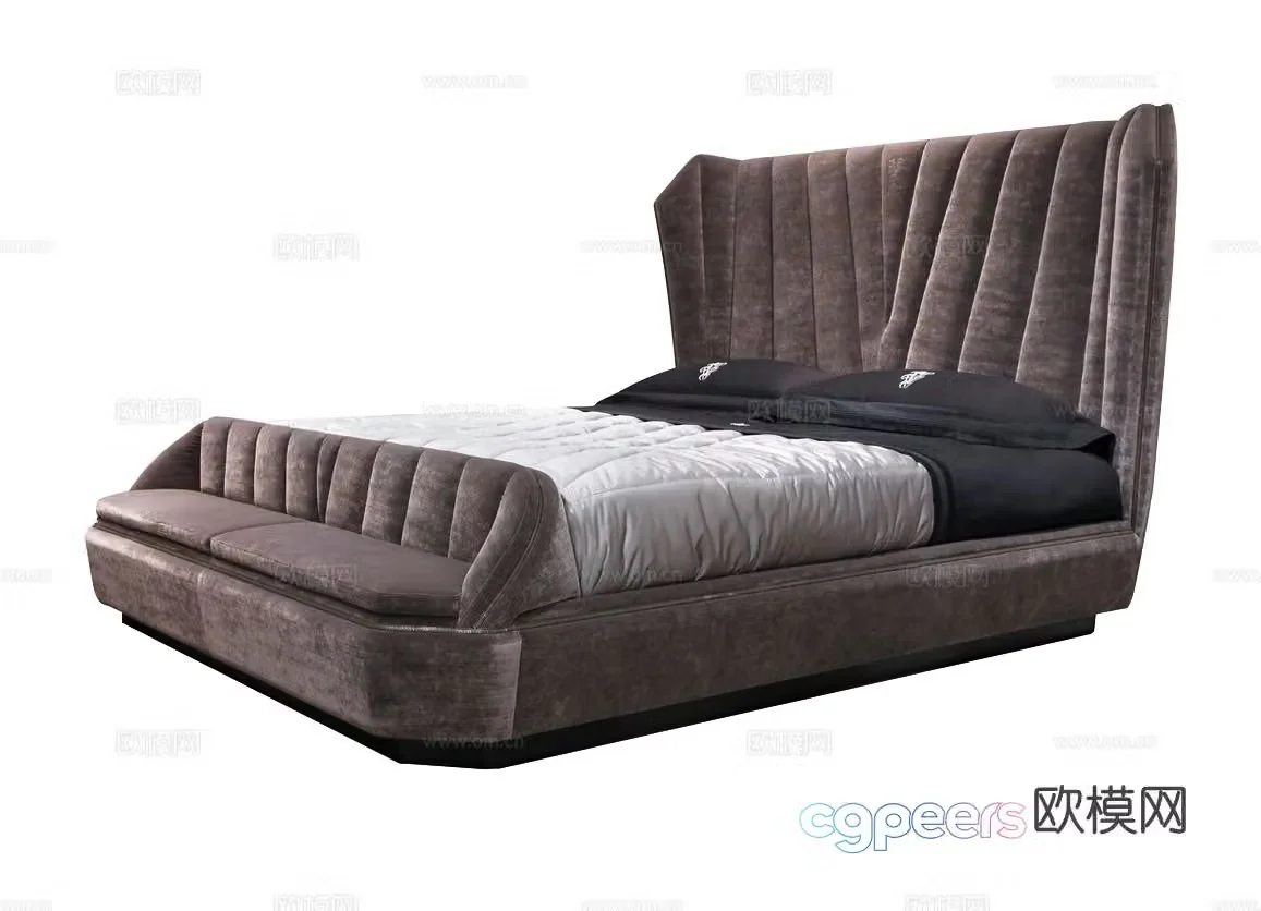 Visionnaire HEMINGWAY Double Bed 3D Model