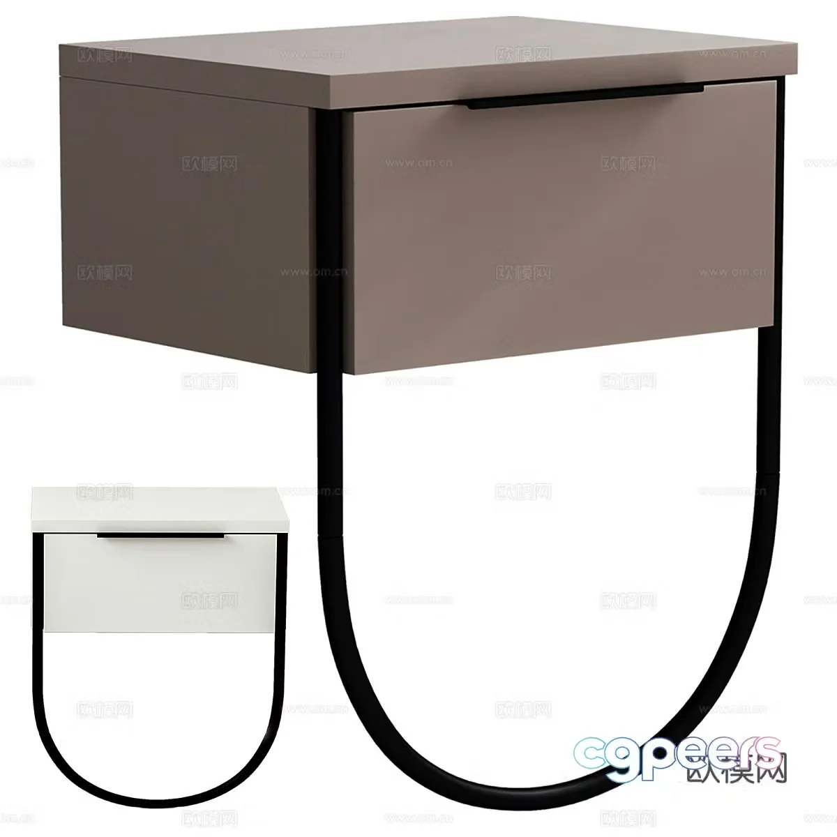 Tea table and chair 3d model