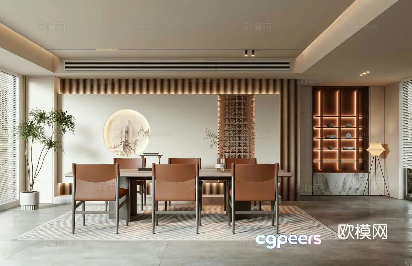 New Chinese restaurant 3D model