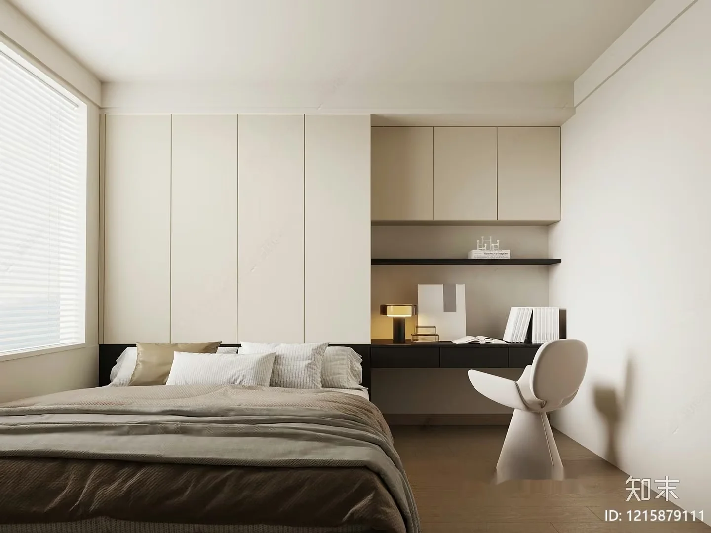 Cozy Bedroom 3D Model – 13770 – VRAY Render
