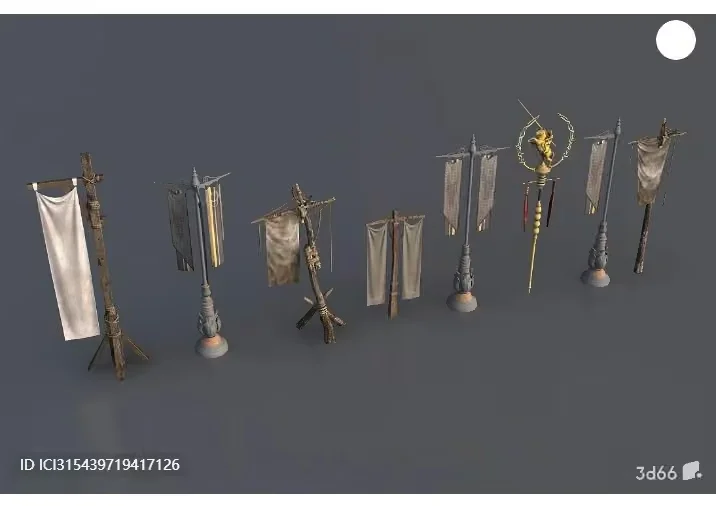 A Collection Of Ceremonial Items 3D Model – 4280 – VRAY Render
