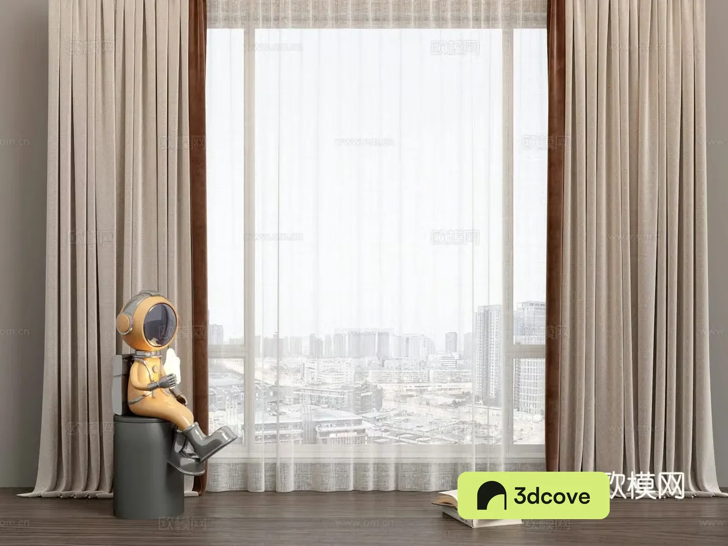 Modern curtain screen