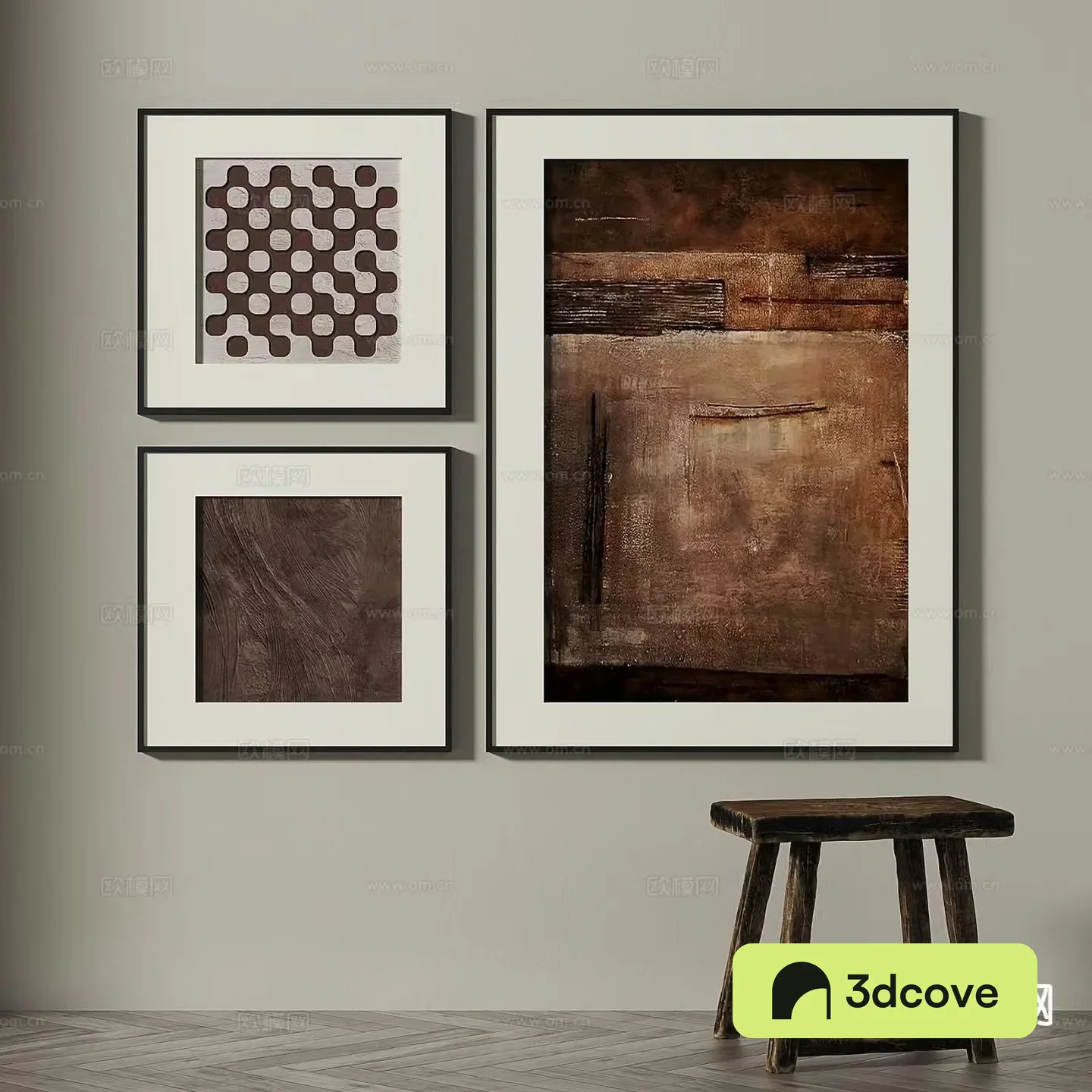 Wabi-sabi art painting texture painting decorative painting