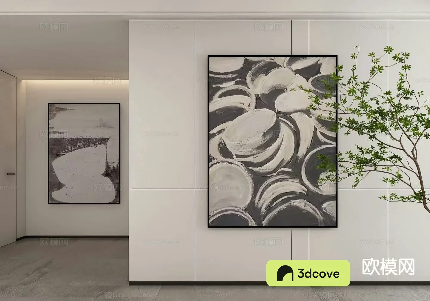 Modern art painting texture painting decorative painting
