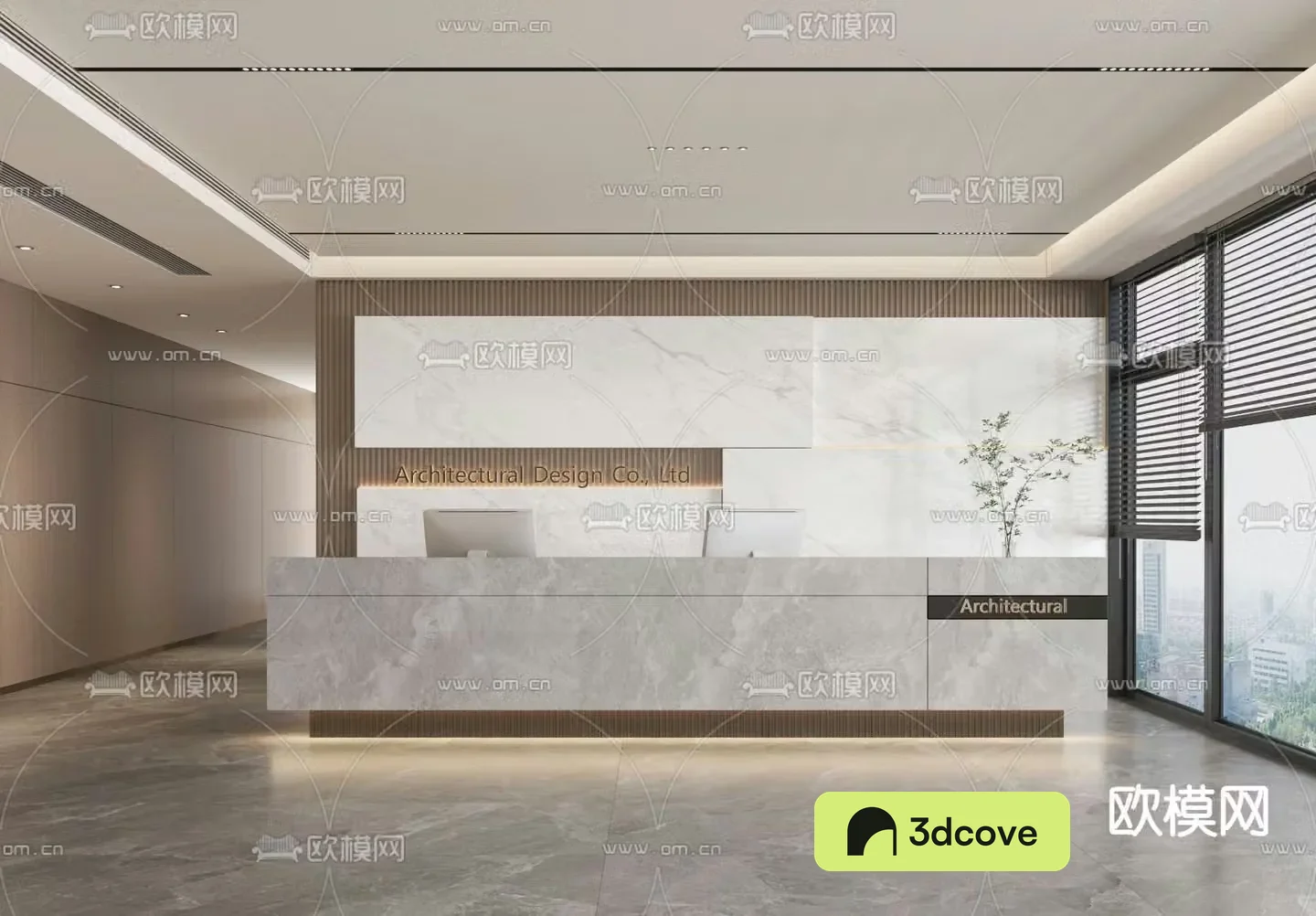 Company front desk reception