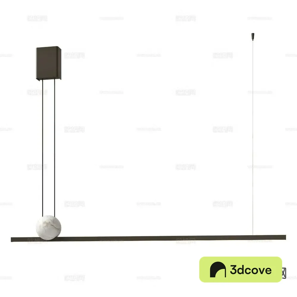 Italamp Italian minimalist chandelier metal chandelier long chandelier
