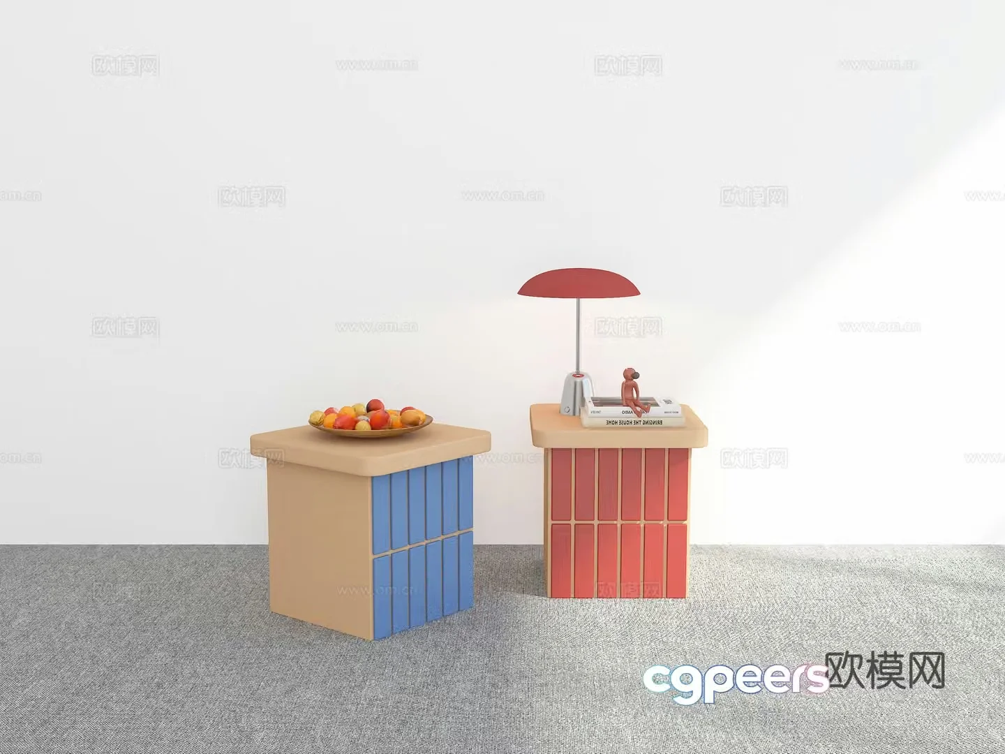Modern night table 3d model