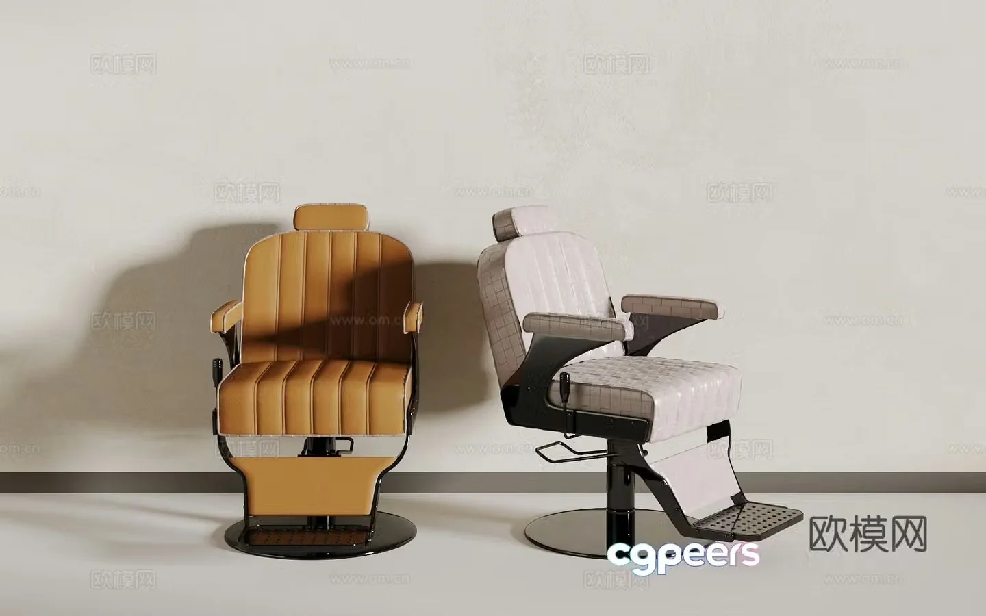 Barbershop chair 3d model