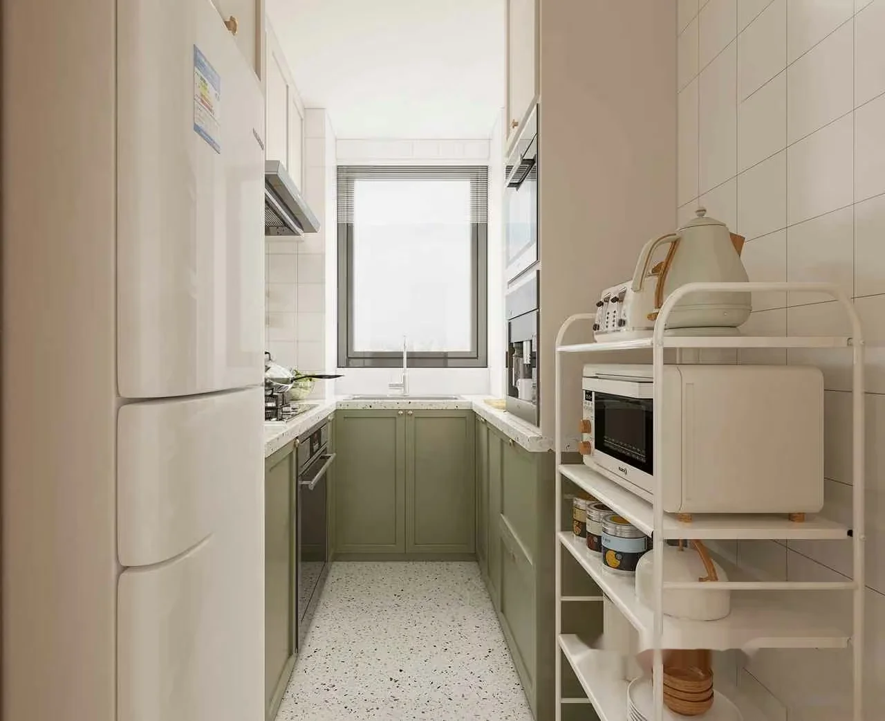 A Small Kitchen 3D Model – 2335 – VRAY Render
