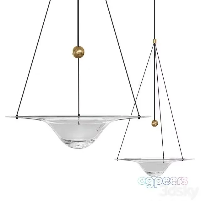 3ds Max Free – CLEPSYDRA Glass chandelier