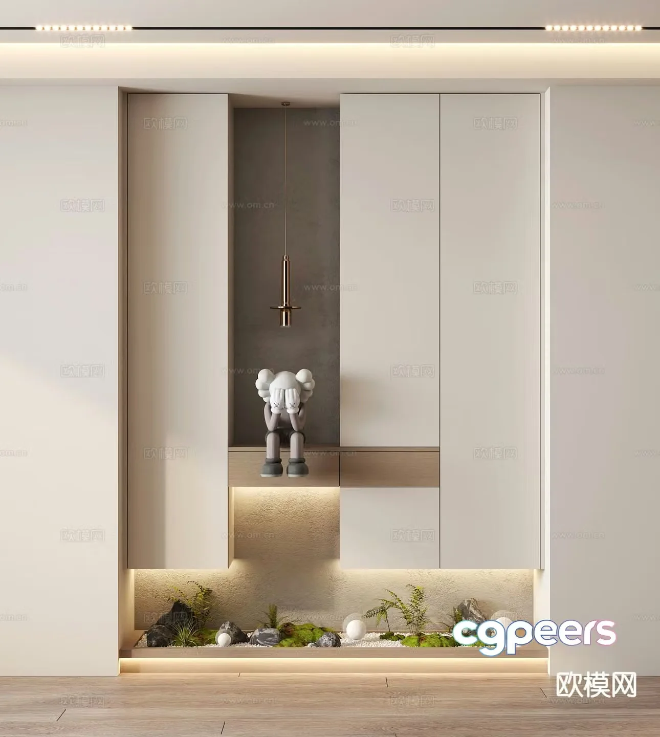 Entrance shoe cabinet Entry shoe cabinet 3D model
