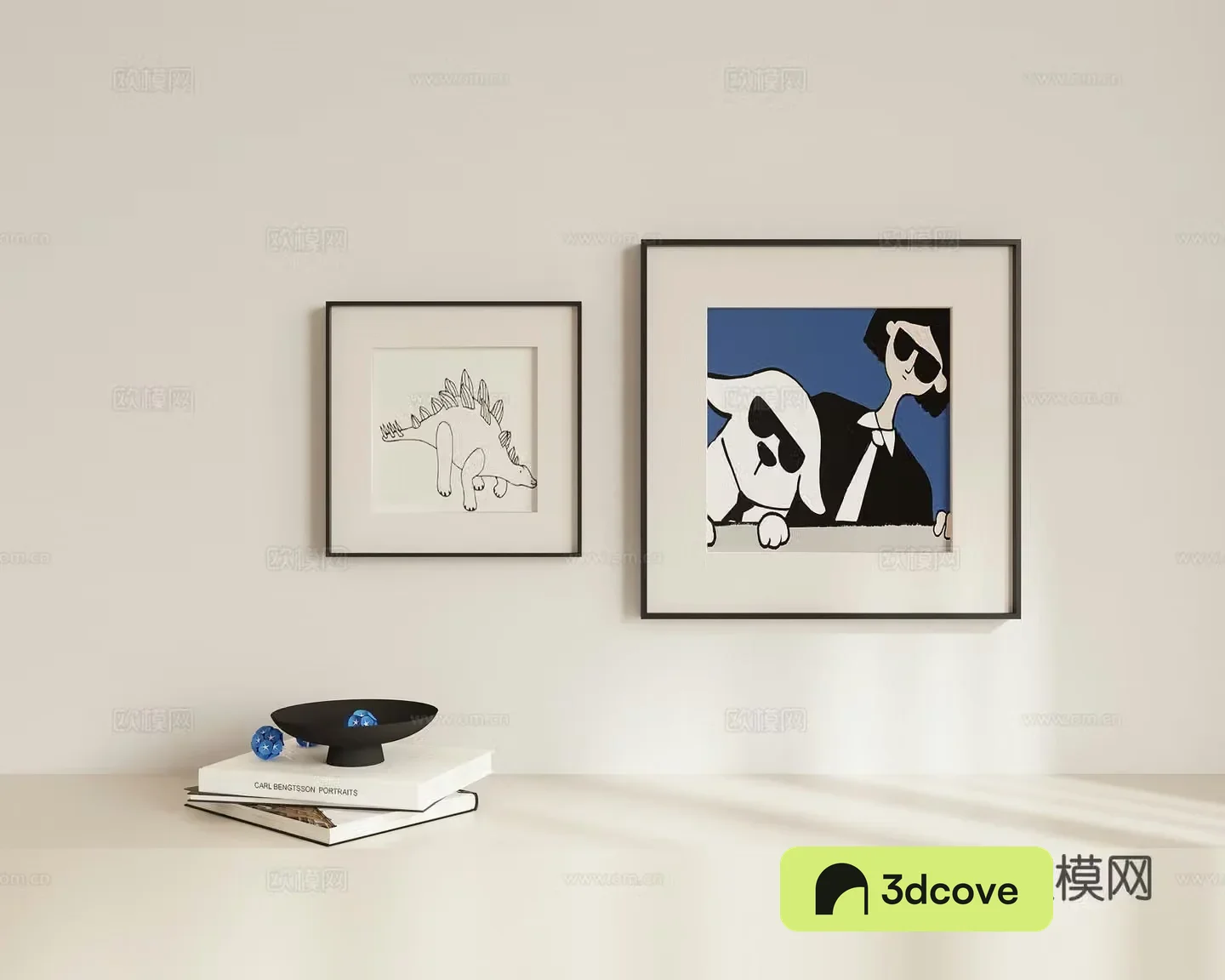 Combination hanging painting