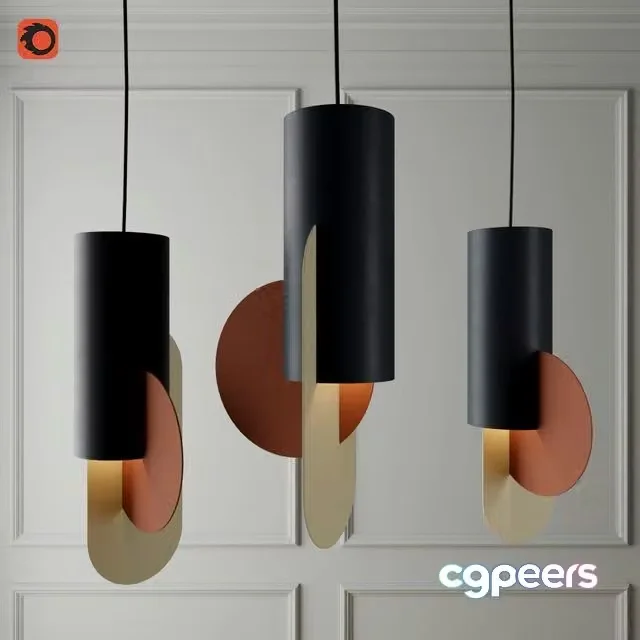 3ds Max Free – Lamp Suprematic Three CS1