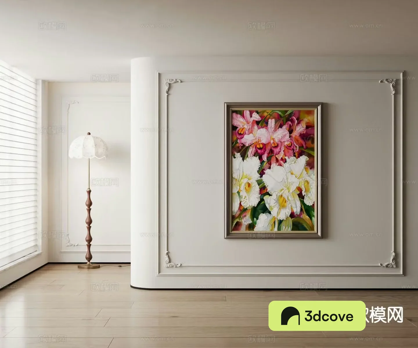 American decorative painting flower painting oil painting
