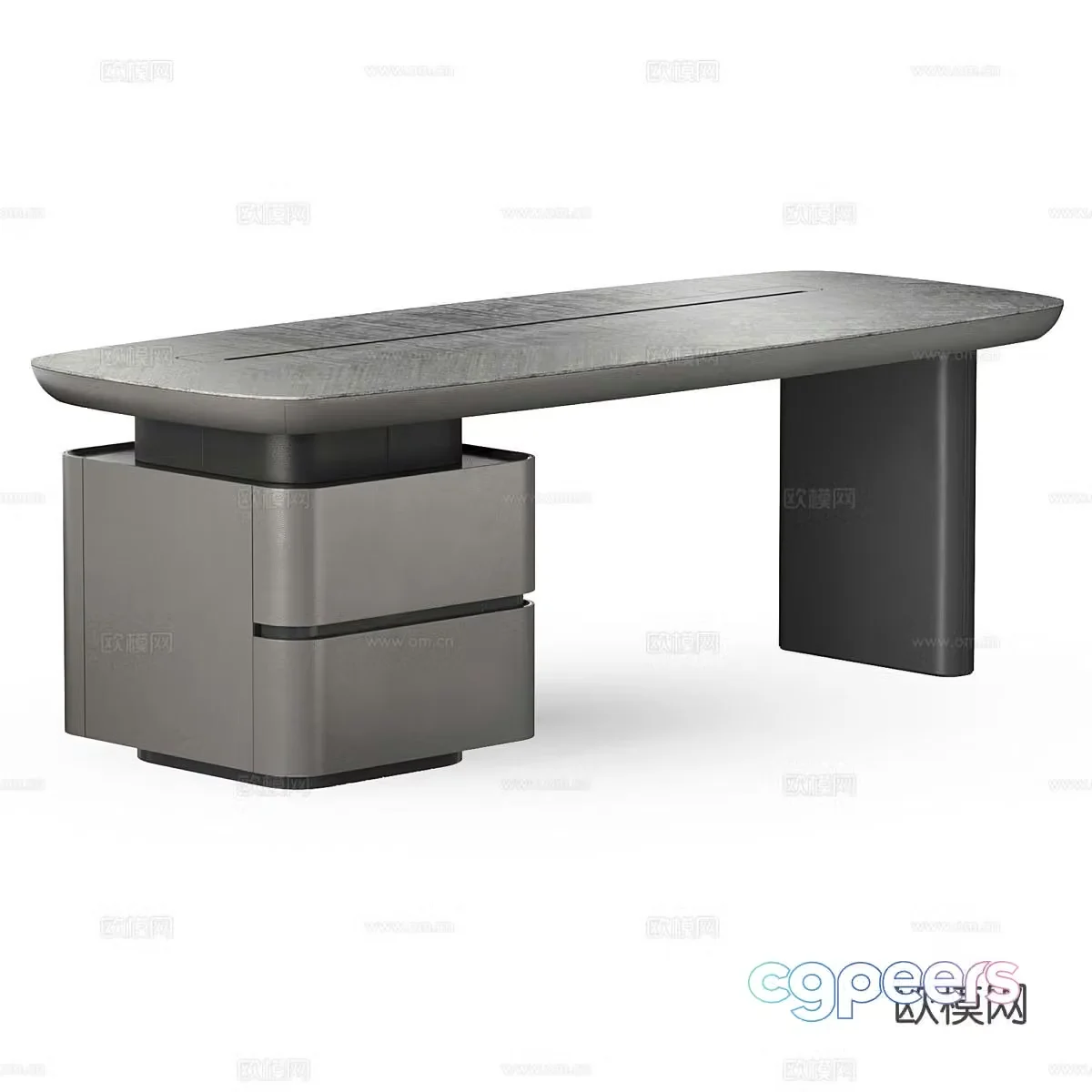 Modern desk 3d model