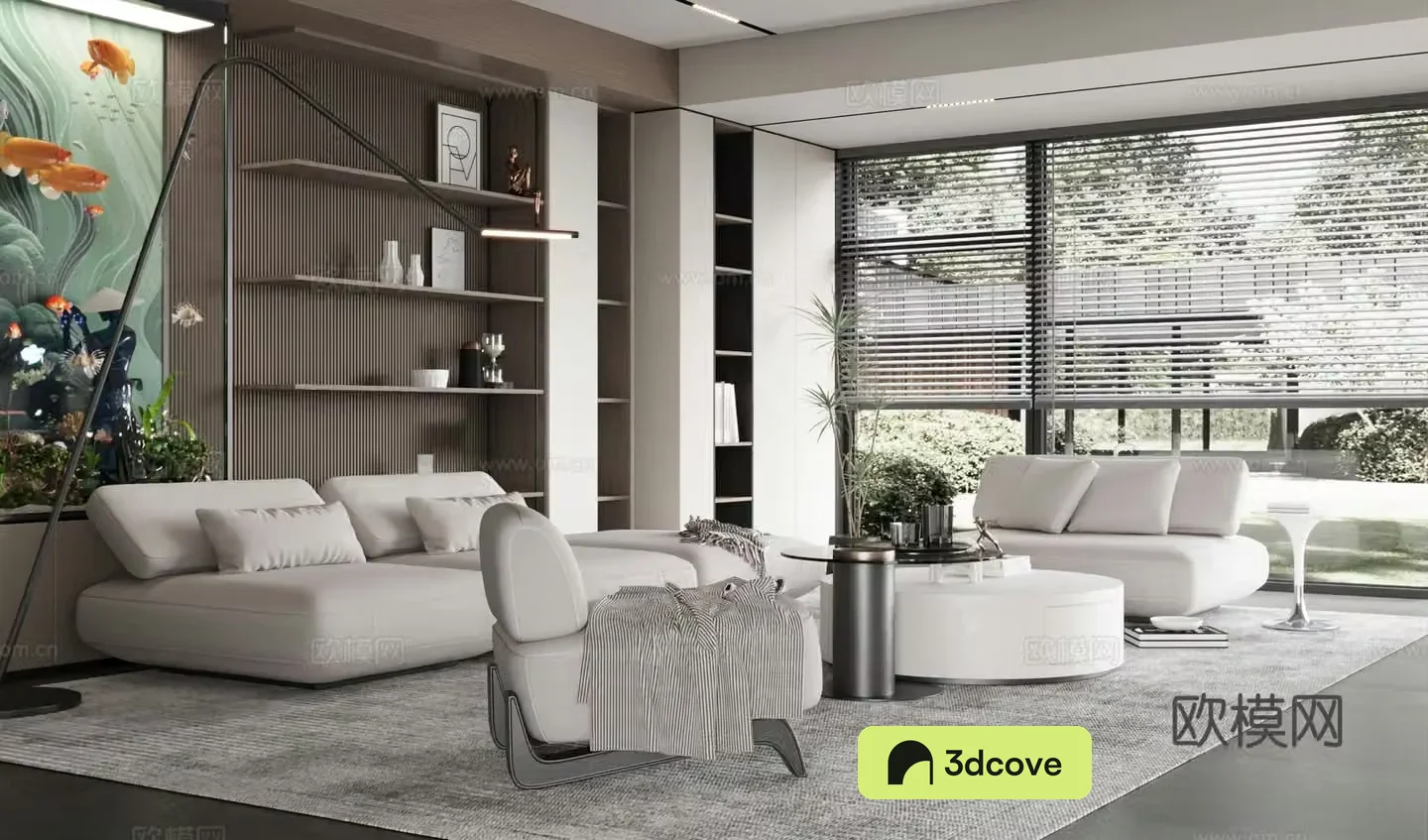 Modern medieval home living room sofa and coffee table combination decorative cabinet