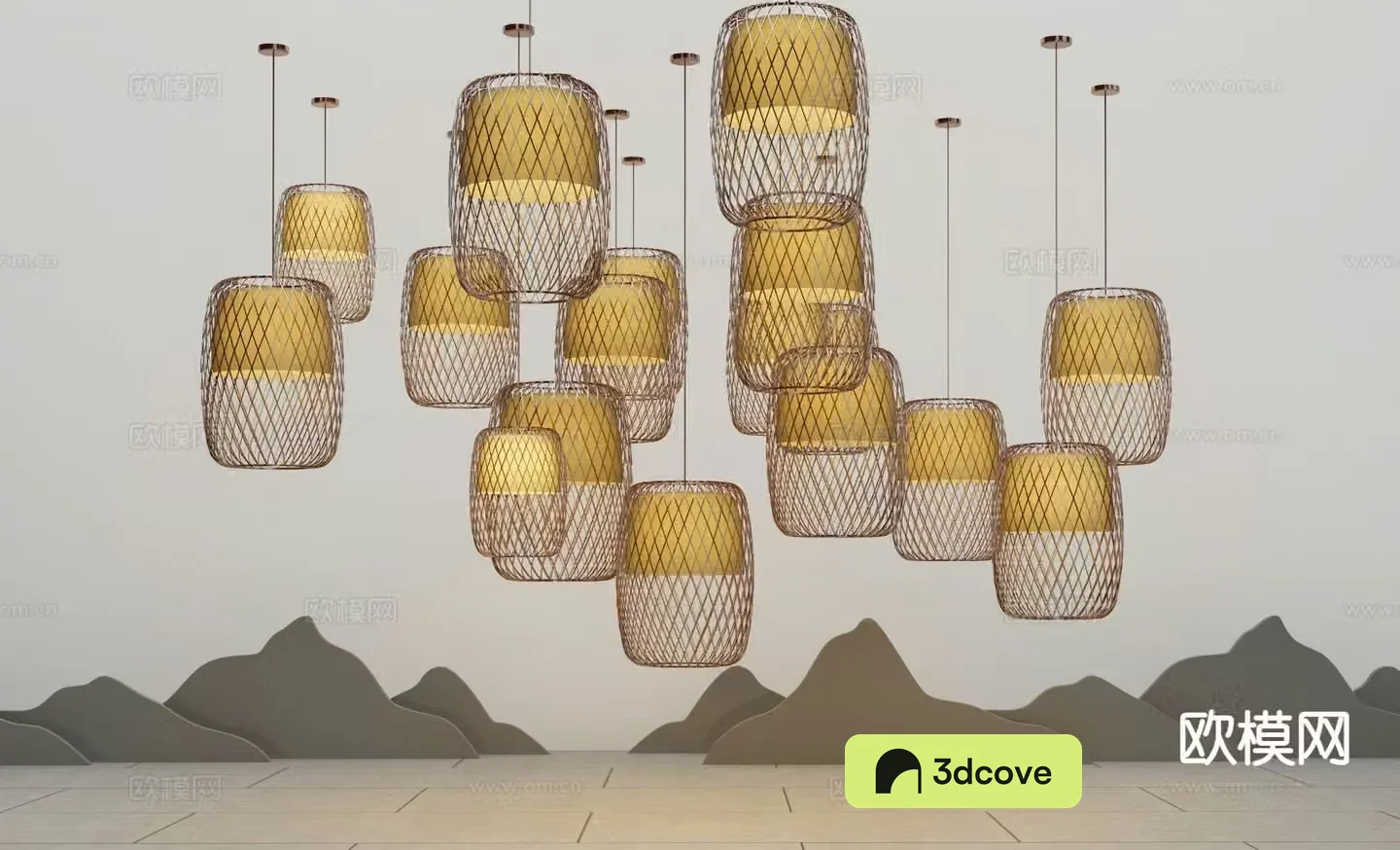New Chinese style chandelier lantern