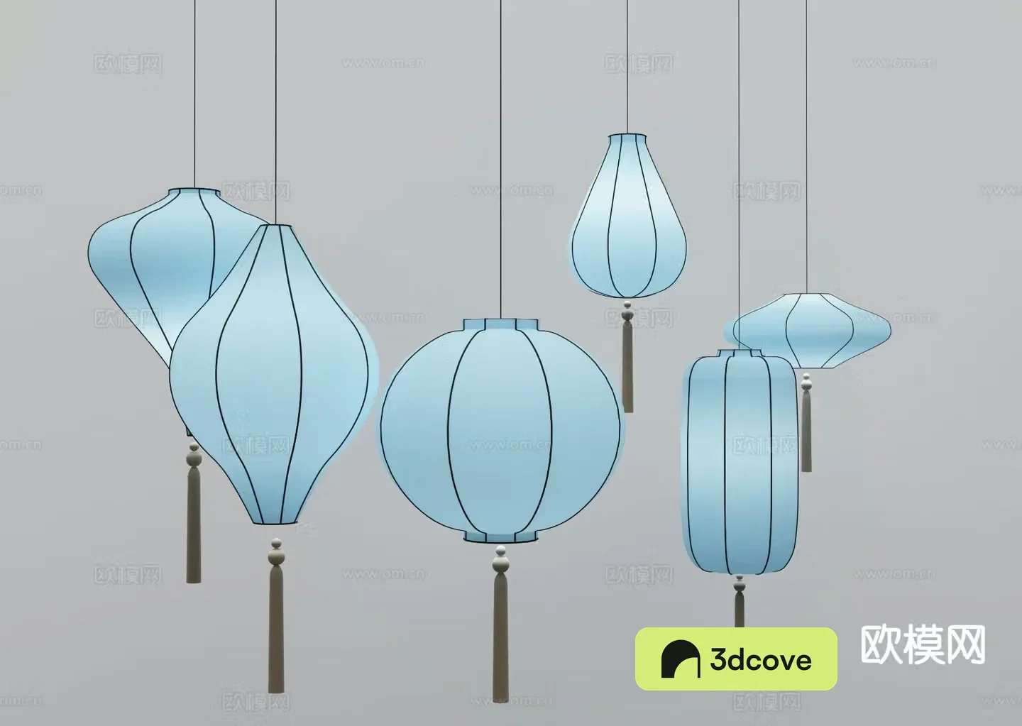 New Chinese style chandelier lantern chandelier
