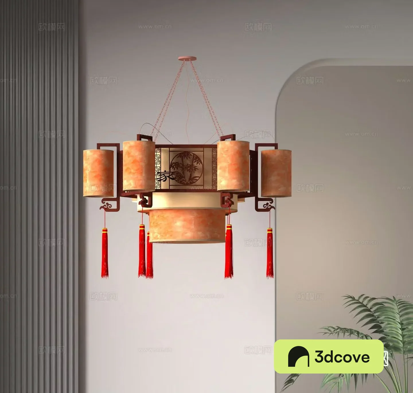 New Chinese chandelier