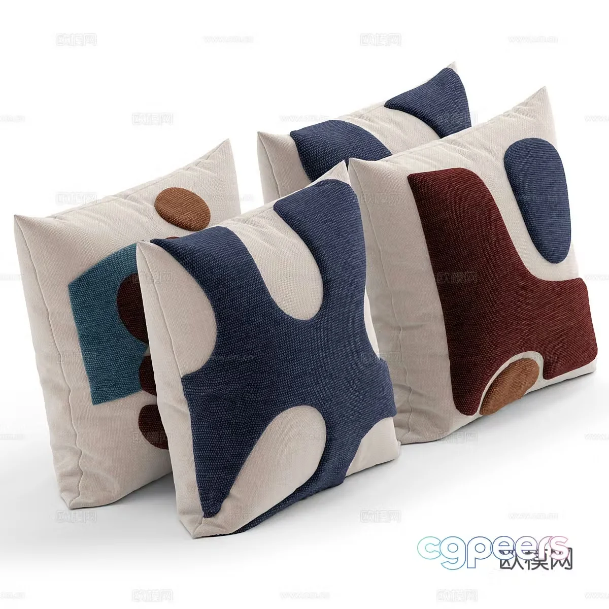 B&B curtains cloth curtains gauze curtains hotel curtains gauze curtains translucent curtains plain curtains 3D model