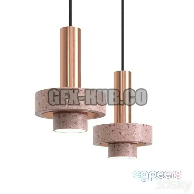 3ds Max Free – Cantera Rosa and Copper Ambra Lighting Collection