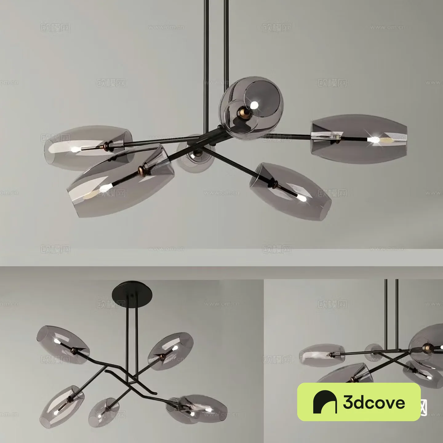 Modern chandelier glass chandelier