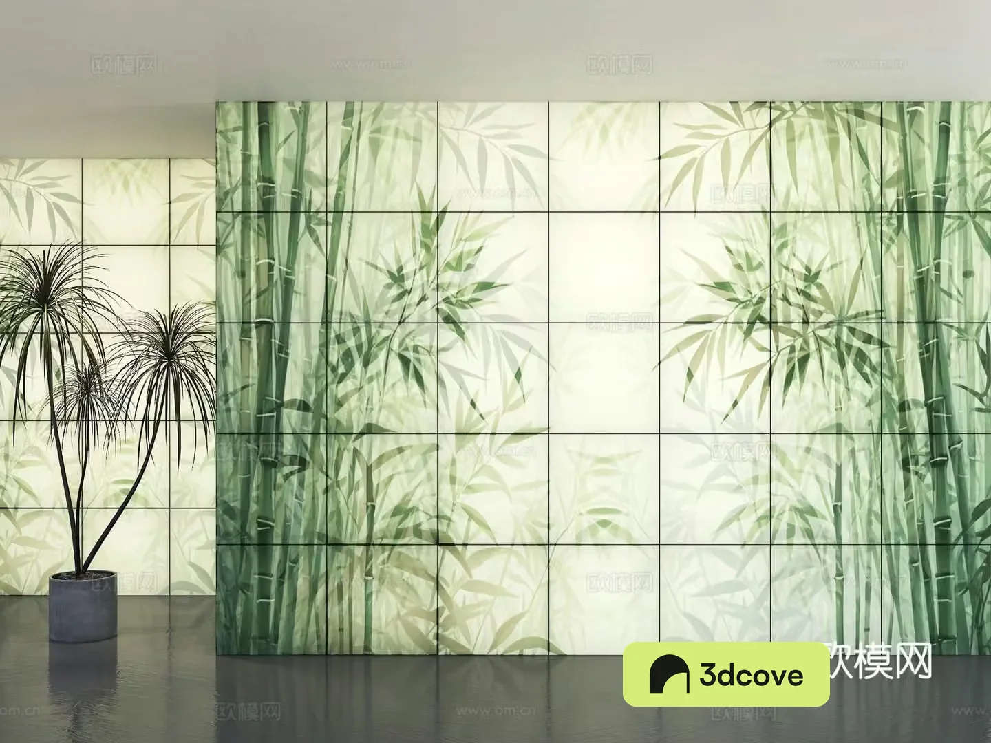 DuPont paper transparent background wall DuPont paper partition Rice paper background wall Bamboo light box Rice paper bamboo