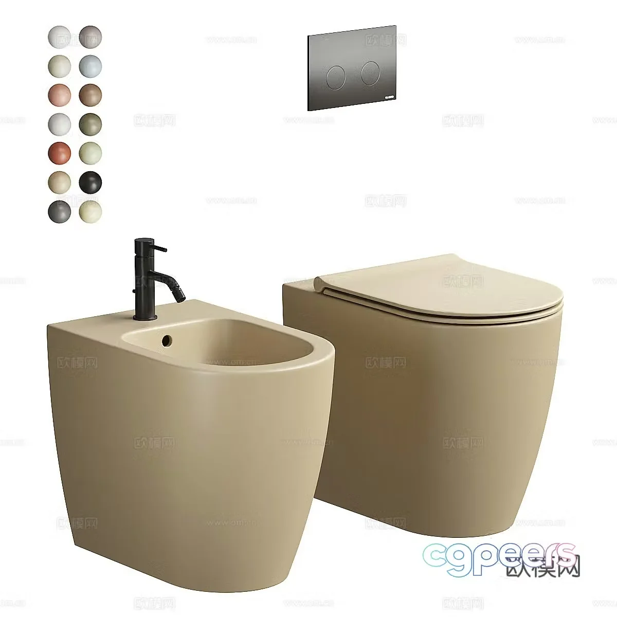 Toilet toilet 3D model