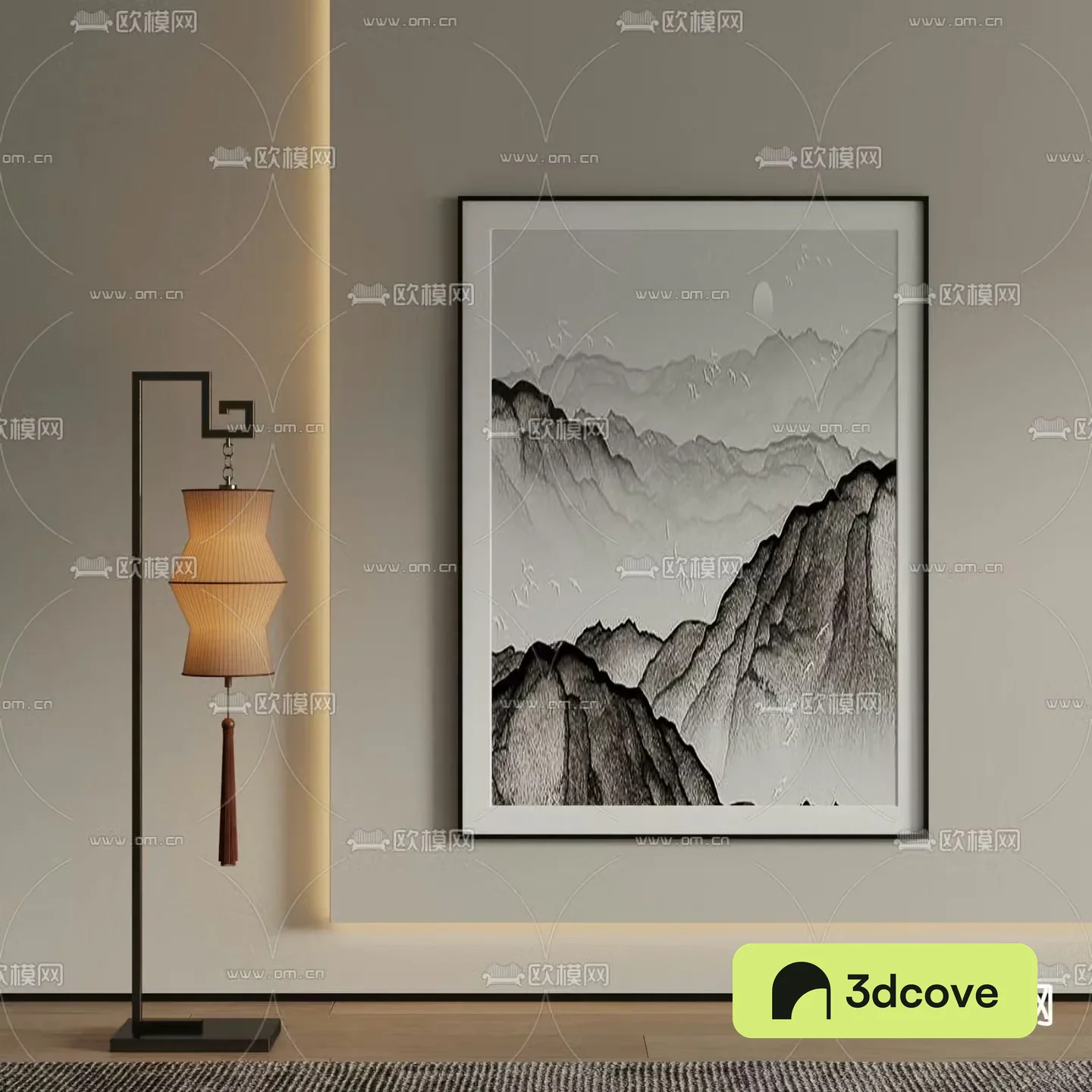 New Chinese style decorative painting ink painting