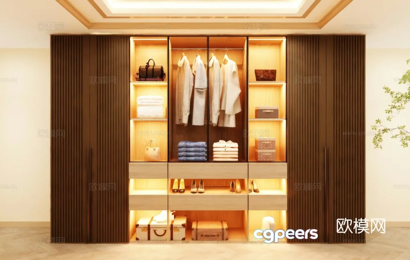 Wardrobe design Wardrobe renderings Wardrobe wardrobe design Wardrobe cabinet 3d model